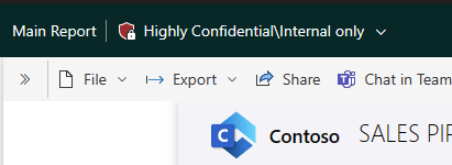 A screenshot of a computer All you have to do is enable Information Protection in Microsoft Fabric’s Admin Portal and let the labels do the rest.